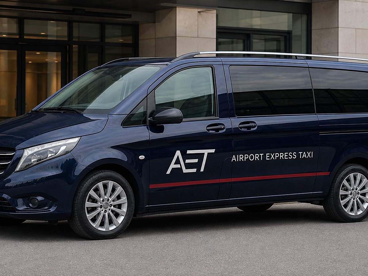 Seven passenger taxi van